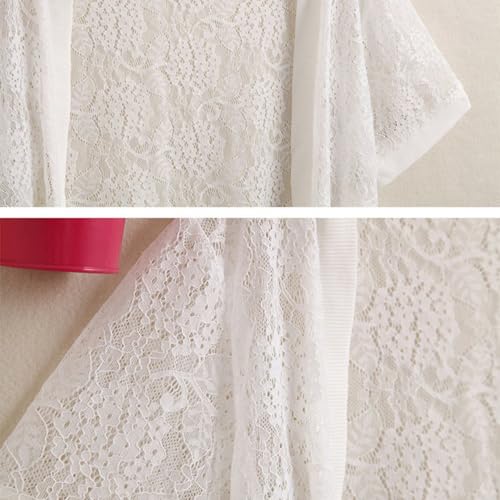 Women's Floral Lace Scarf Shawl, Cardigan Cape for Wedding Party Bridal Scarves2