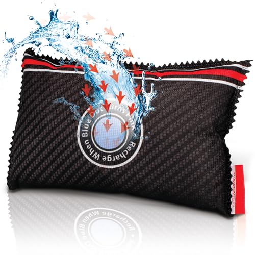 Zarpax Car Dehumidifier - Rechargeable for Car, Auto, Truck, Van, SUV and RV/Motorhome Moisture absorber Dark Grey, Pack of 1