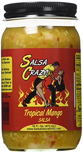 SalsaCrazy Tropical Mango Hot Sauce Salsa