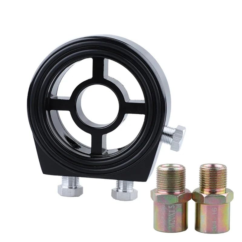 Car Modification Temperature Gauge Base Cake Universal Oil Pressure Gauge Adapter (Blue)