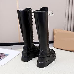 ギター boot-leg comp dx Amazon.com | SHEMEE Women's Platform Wedge Heels Knee High