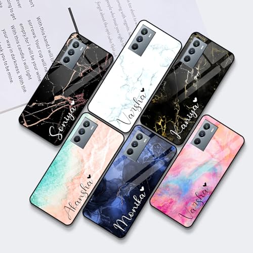 Image of COLORflow Back Cover Compatible with iQOO 9 SE 5G | Marble Colors Customized | Shockproof TPU Bumper with Camera Protection Back Cover Compatible with iQOO 9 SE 5G