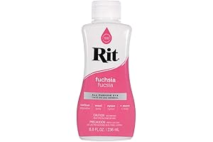Rit Dye Liquid - Long-Lasting Fuchsia Dye for Fabric