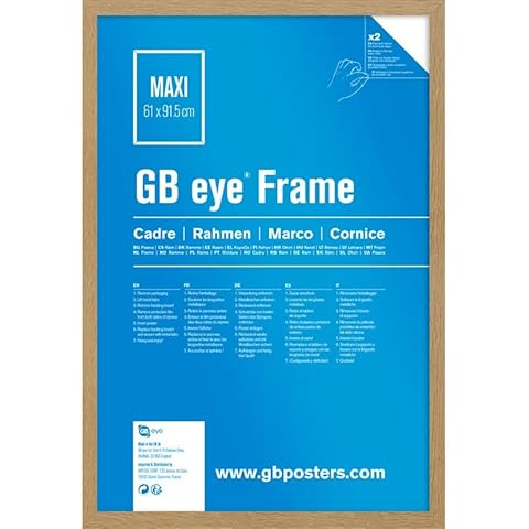GB eye Contemporary Wooden Oak Picture Frame - Maxi - 61 x 91.5cm Cover