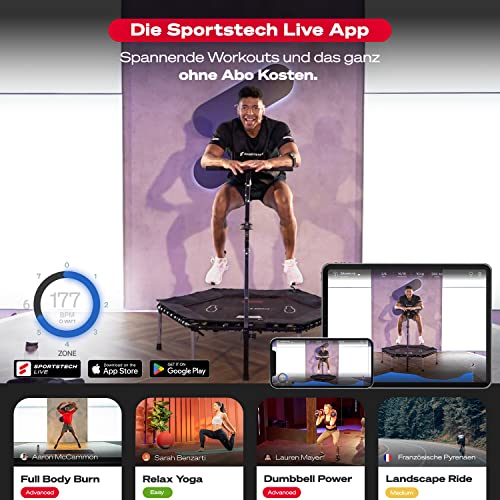 Sportstech Trampolin Outdoor mit 360° Wassersprinkler + Cooler Sprungmatte | Gartentrampolin Marktneuheit | Spielzeug… – Bild 5