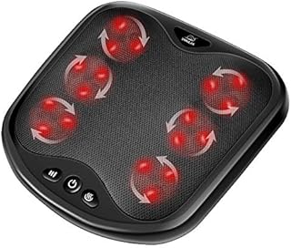 Snailax 2-in-1 Shiatsu Foot and Back Massager with Heat, Washable Cover, Flexible Massage