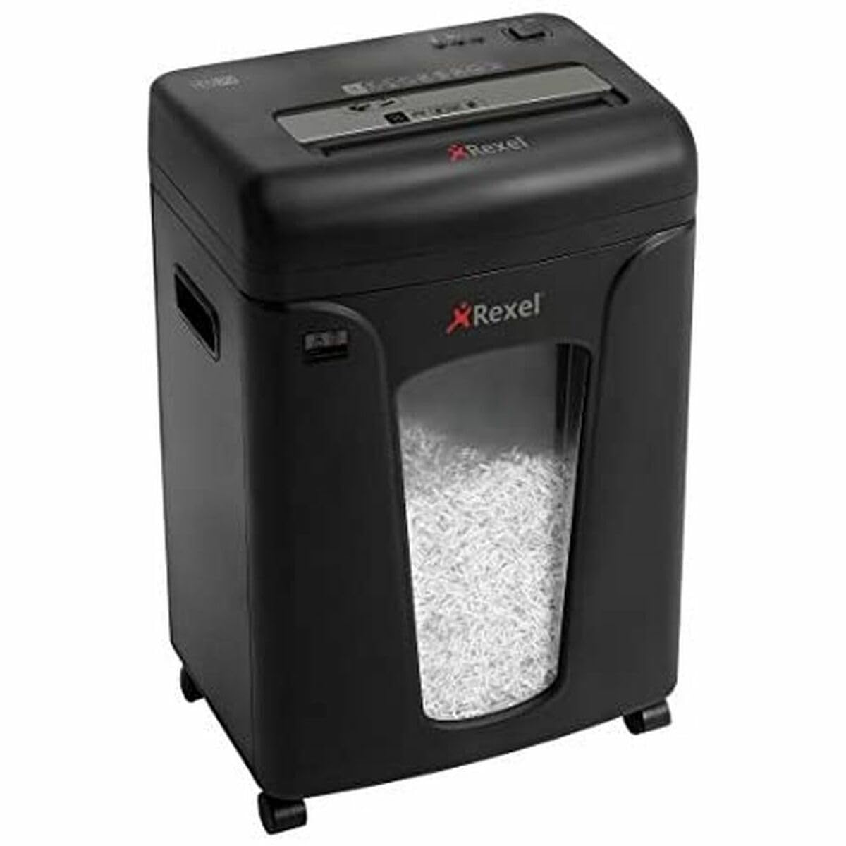 REXEL REM820 - Distruggidocumenti Manuale - 8 Fogli, Taglio Micro, Sicurezza P-5, Capacità 21 Litri, 2104010EU