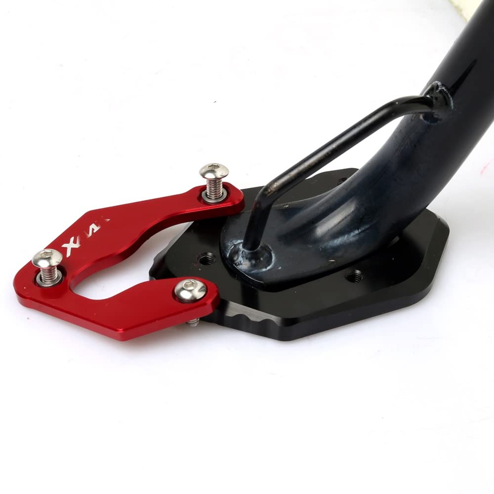 Estensione Cavalletto Laterale In Alluminio CNC Per Yamaha XMAX 125 250 300 400 - Piastra Ingranditrice Antiaffondo