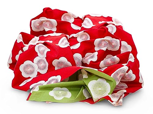 Maruwa Furoshiki Hana Rot-Grün