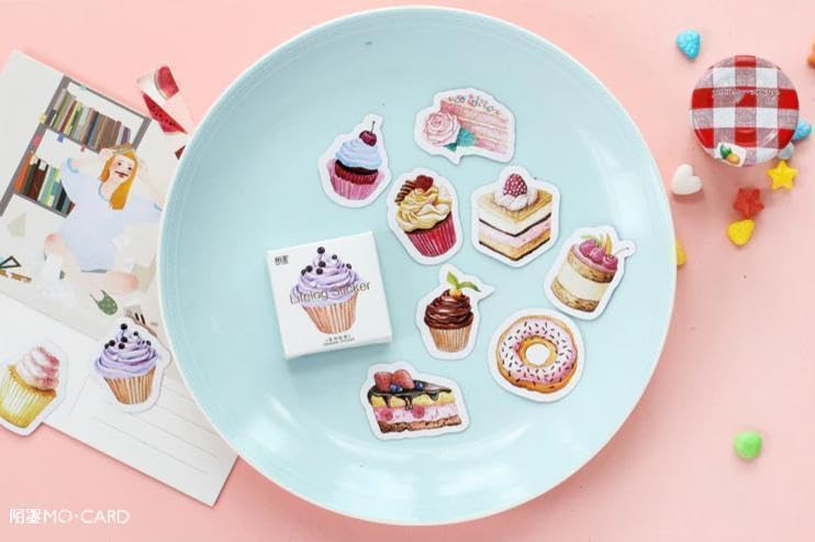 ☆パフェアイス/カップケーキ/海外製フレークシール☆ ☆パフェアイス/カップケーキ/海外製フレークシール☆