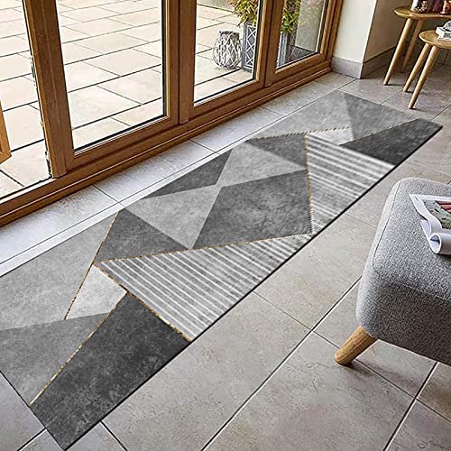 WYFZT Alfombra Muy Larga Alfombra alfombras Grises para la Cocina del Pasillo 1m 2m 3m 5m 6m Mates de Puerta Frontal de Interior alfombras estrechas, Gris (Size : 80x300cm) Cover