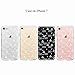 Unov Case for iPhone SE (2022) iPhone SE (2020) iPhone 8 iPhone 7 Case Clear with Design Embossed Pattern TPU Soft Bumper Shock Absorption Slim Protective (Death Hallows)