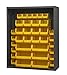 Durham 5015-42-95 Extra Heavy Duty Shelving with 42 Yellow Hook-On-Bins, 48" x 24" x 72"