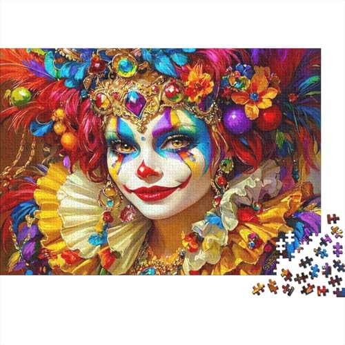 Puzzle de 1000 piezas de payaso, rompecabezas de papel de 70 x 50 cm para adultos