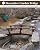ZIMGOD Outside Curved Pond Bridges with Side Rails, Japanese Garden Bridge Decor for Yard Deck Patio, Classic Footbridge Pathway, Wooden Walkway Bridge