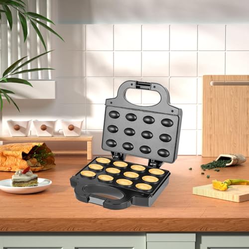 Walnut Waffle Machine, Nut Cookie Mold Manufacturer | Electric Nut Cookie Baking Machine | Double Sided Heated Baking Tool for Breakfast, Restorati - Image 3