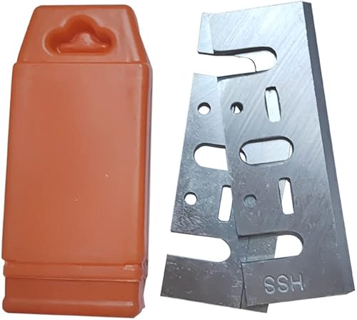 Miniatura 2 de FOXBC Repuesto de hoja de cepilladora HSS de 3-1/4 pulgadas y 3.228 in para Makita KP0810, 1900B, KP0800K, DeWalt D26676, DW6655, DW680, Bosch,