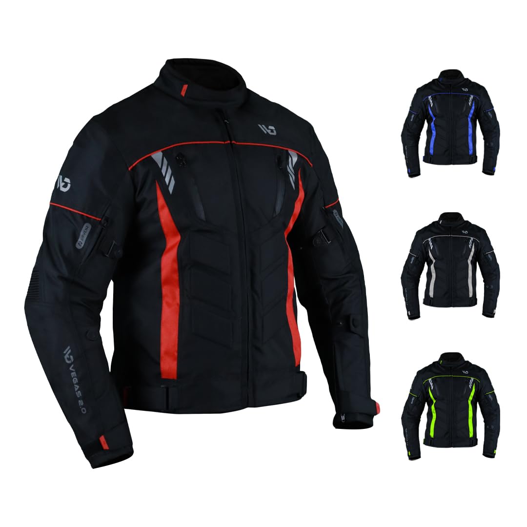 Vegas II Textile Motorcycle Jacket Waterproof Jacket All Season