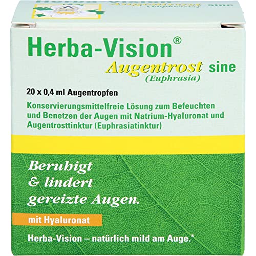 Herba-Vision Augentrost sine Augentropfen, 20 St. Ampullen
