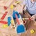 Melissa & Doug Take-Along Tool Kit Wooden Construction Toy (24 pcs)