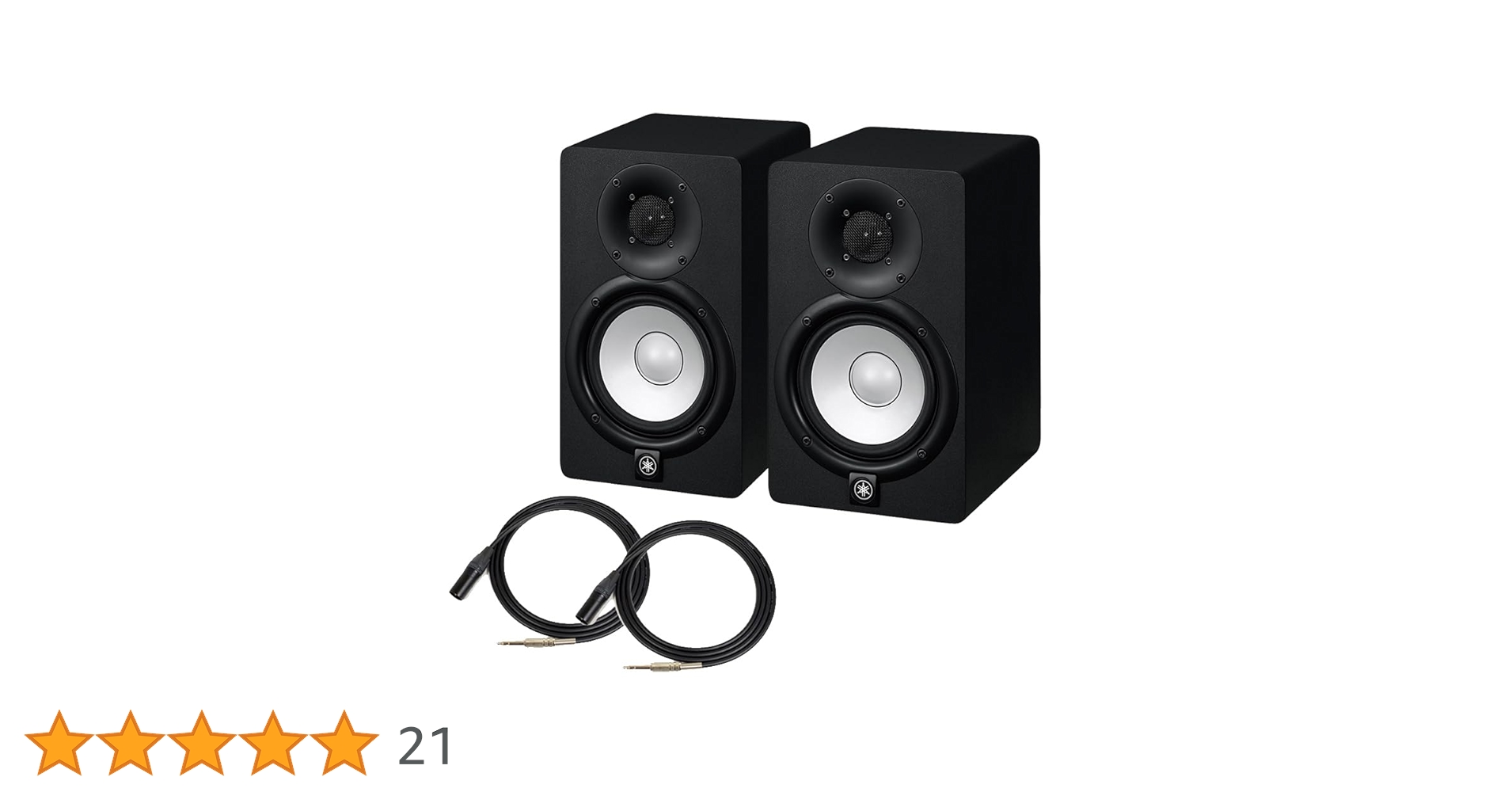 YAMAHA HS5 ペア DTM定番モニタースピーカー ヤマハ HS50M Amazon | YAMAHA HS5 ペア TRS-XLRケーブルセット パワードモニター
