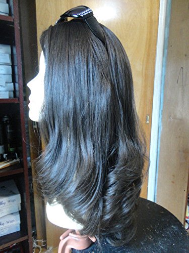 Malky Wig Sheitel 100% European Multidirectional Wig Dark Brown 22" Medium