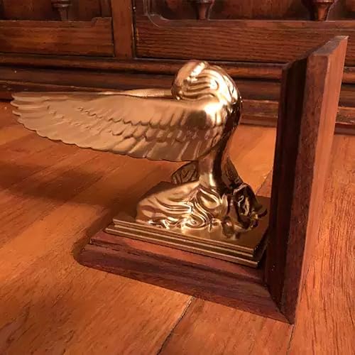 Estatua de Ángel Arca Arrodillado 2 Piezas Resina Decorativa Dorada miniatura 2