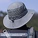 Sireck Fishing Hat, UPF50+ Wide Brim Sun Hat for Men Women, UV Protection Hiking Beach Bucket Hats Summer Safari Hat (Gray)