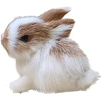 Nlinlin Mini Cute Plush Rabbit, Stuffed Animal Figurines, Home Party Decors Model Gift Miniatures Decorations