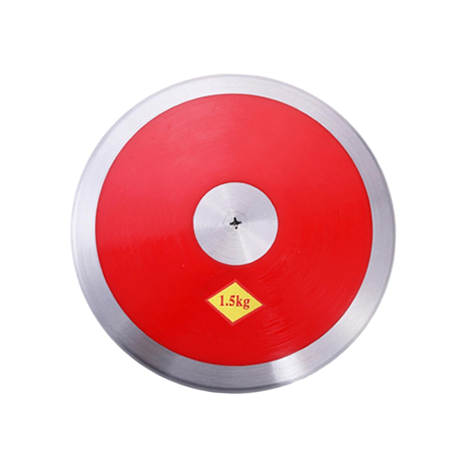 LOVIVER Disco de Entrenamiento Deportivo de Nailon de 1,5 kg con y Centro de Acero, Ideal para Deportivos y prácticas de Lanzamiento en Playa o