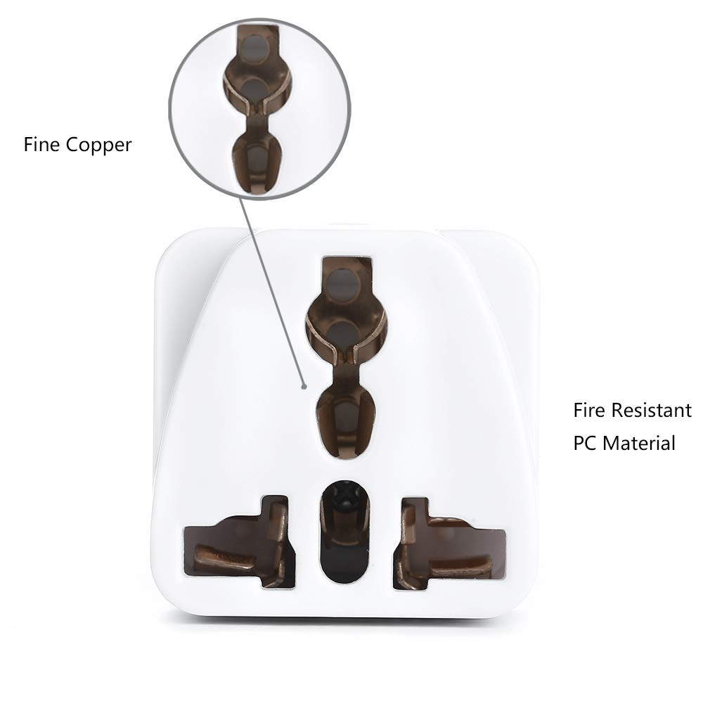Amazon.com: [2 Pack] BESTTEN Travel Adapter Plug for Europe