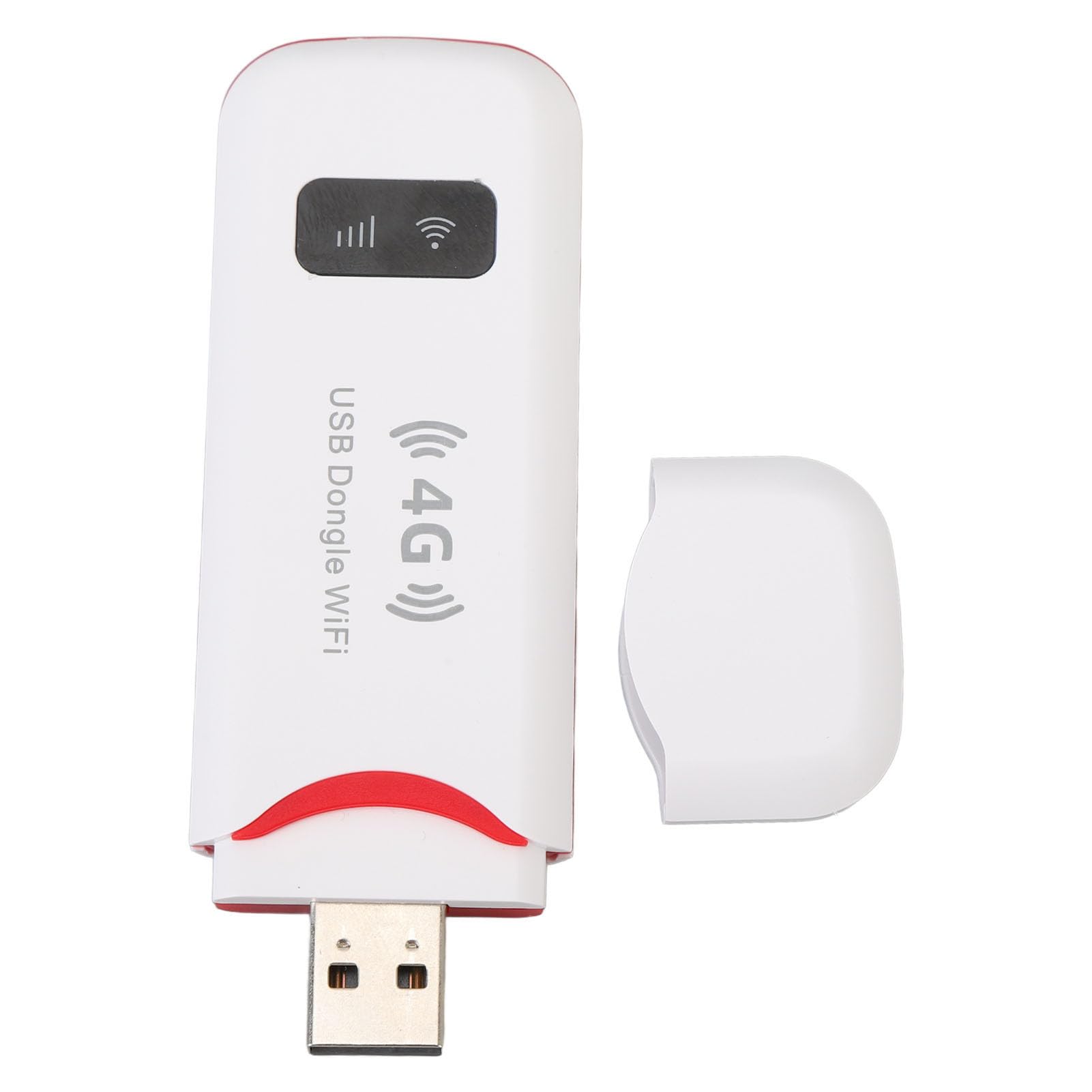 VBESTLIFE Módem USB 4G LTE, Enrutador de Punto de Acceso Móvil Inalámbrico Portátil de 150 Mbps con Ranura para Tarjeta SIM, Compatible con 10 Usuarios para Viajes en Europa, Asia,