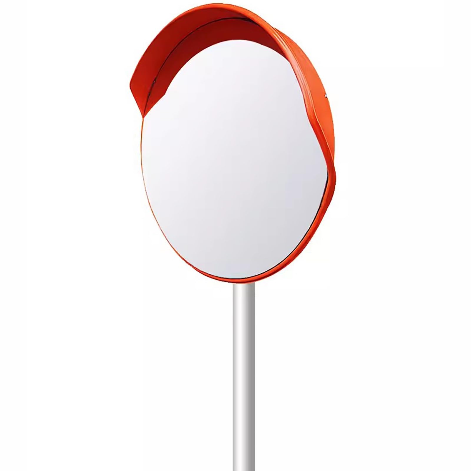 Wide Angle Decorative Traffic Mirror with Pole, Gas Station Museum Warehouse Blind Spot Corner Mirro, 18 24 30 39 In Pc Convex/Panoramic Rear View Mirror(75cm/29.5in)