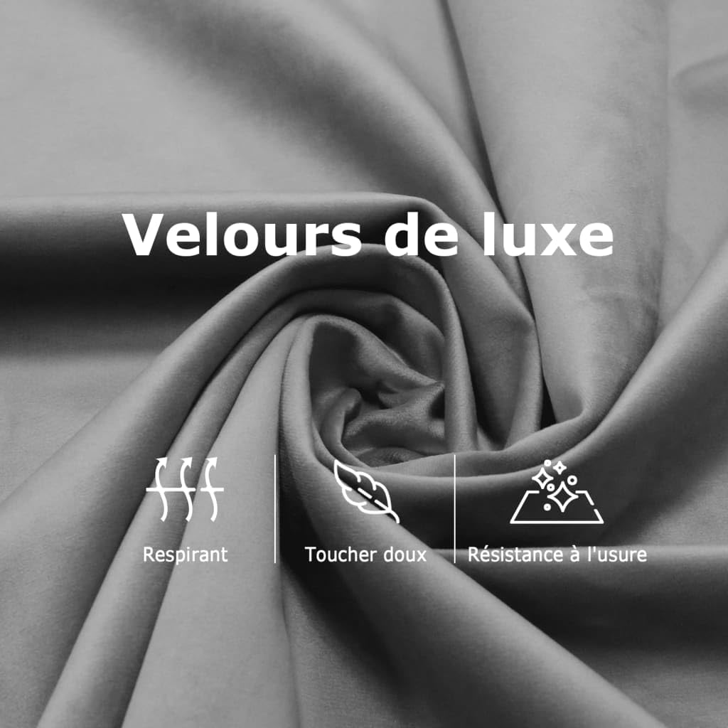 vidaXL Fauteuil Inclinable, Chaise de Relaxation avec Dossier et Repose-Pied, Siège Inclinable, Fauteuil TV de Salon, Moderne, Gris Foncé Velours