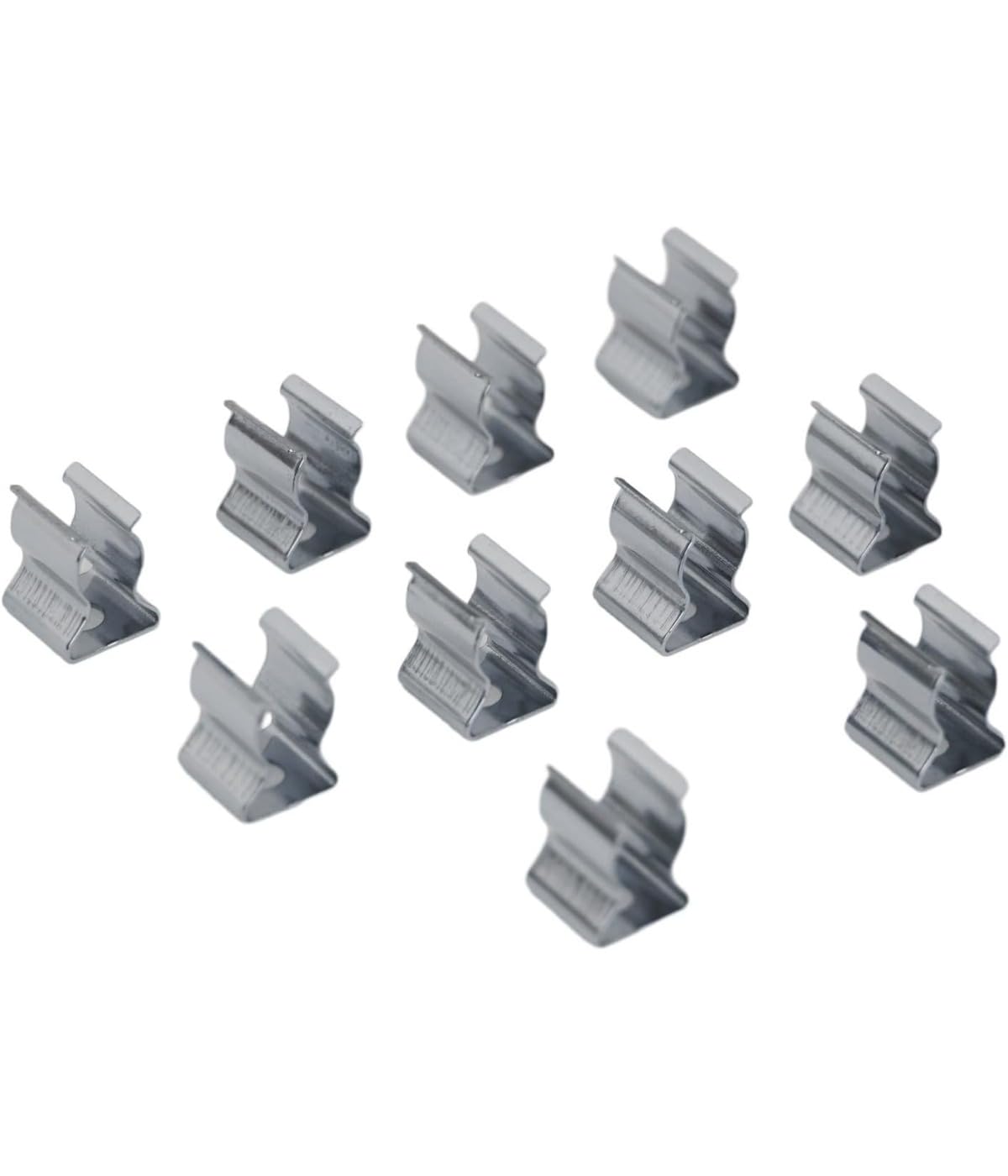 Pack of 10 Tool Spring Terry Clips Spring Clip Spring Loop Clips 6mm Suitable for Garages, Sheds and Gardens