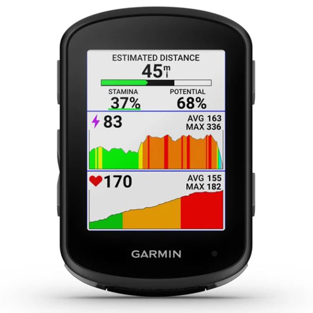 Garmin Edge 540, Ordinateur de vélo GPS compact, appareil uniquement 010-02694-00 - Ensemble avec cadre de vélo Deco Essentials et support de téléphone portable Deco Gear CPS - Protection exclusive de