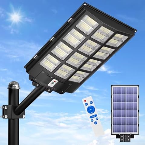 JAYNLT 6000W Outdoor Solar Street Lights Cover