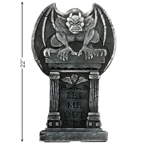 Amscan Pc Gargoyle Tombstone-1 pz, Colore