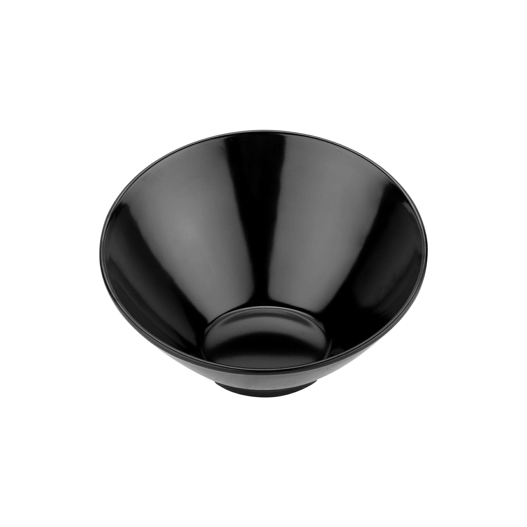 G.E.T. B-792-BK Angled Cascading Serving Bowl for Salads, Rice and Dessert, 24 Ounce / 9.25", Black