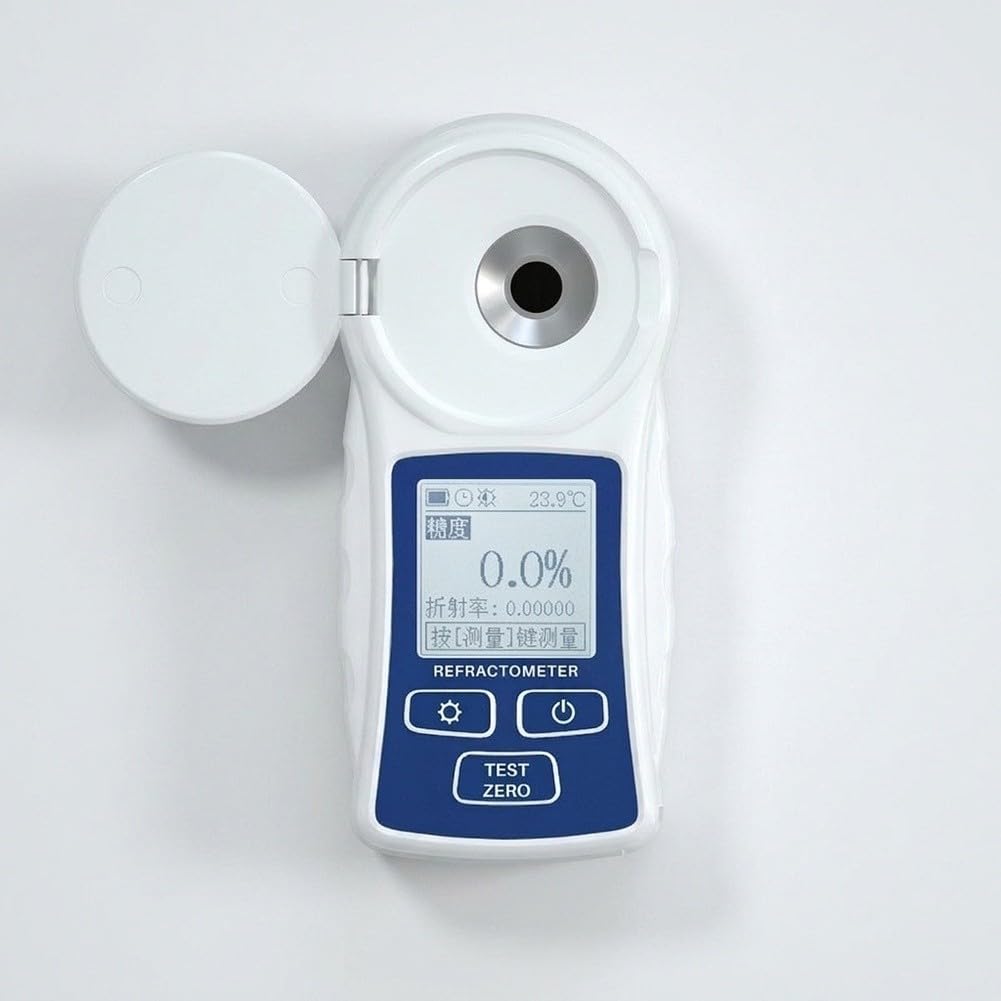Digital portátil para refractómetro Brix 0-32%, azúcar impermeable