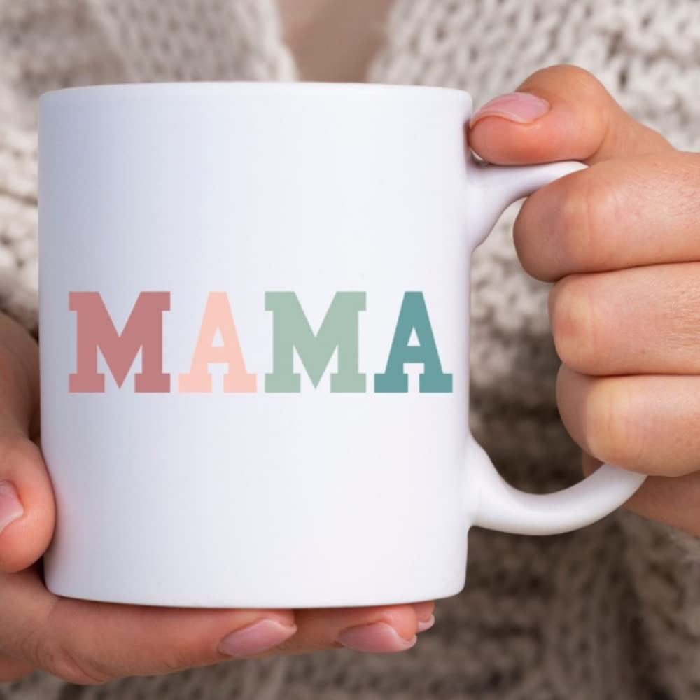 SNV Mama Ceramic Mug, Mothers Day Gift Mug, Mama Coffee Mug, Mother's Day Gift, Mama Coffee Cup, Mom Coffee Mug, Mama Fuel Mug, Gift for Mom Coffee Mug White