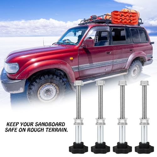 Sandbleche-Einbausatz für X-BULL, Fieryred und Bunker Industry, Korrosionsbeständig, Anfahrhilfe Wohnmobil