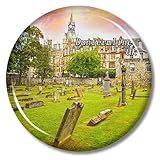 Imán oculto UK Dunfermline - Adhesivo magnético para nevera (2,28 pulgadas)