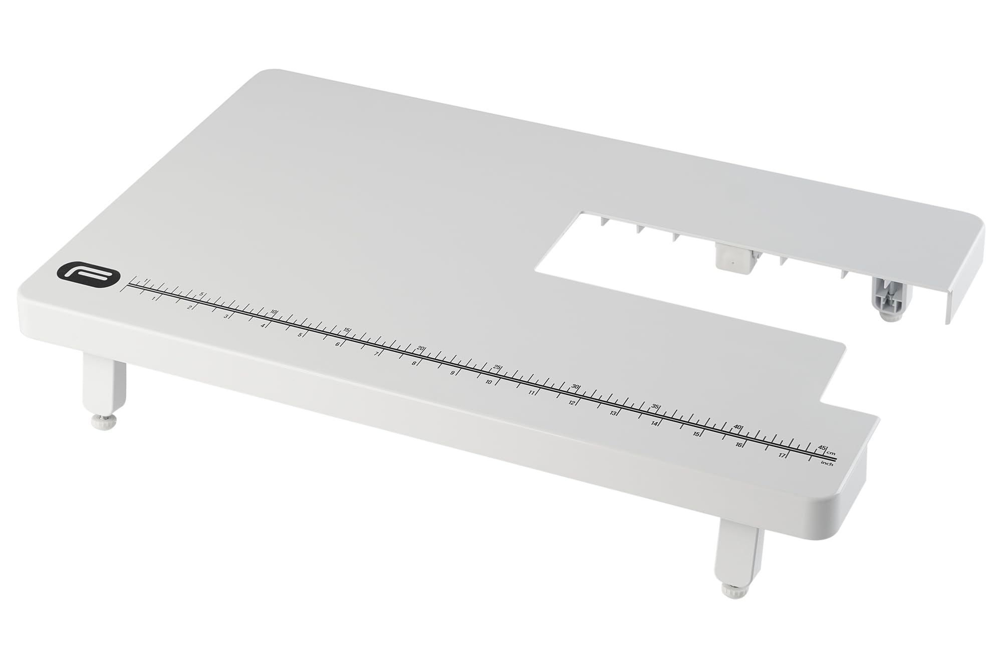 Tavolo allungabile per macchina da cucire Pfaff Select 150/2.0/2.2/3.0/4.0/3.2/4.2. Materiale: Plastic. Dimensioni prodotto: 530 x 332 mm