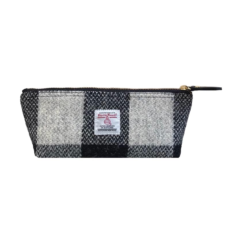 TAILORMAP Harris Tweed Triangle Pencil Case Creative Stationery Sundries Large Capacity Portable - No.3836