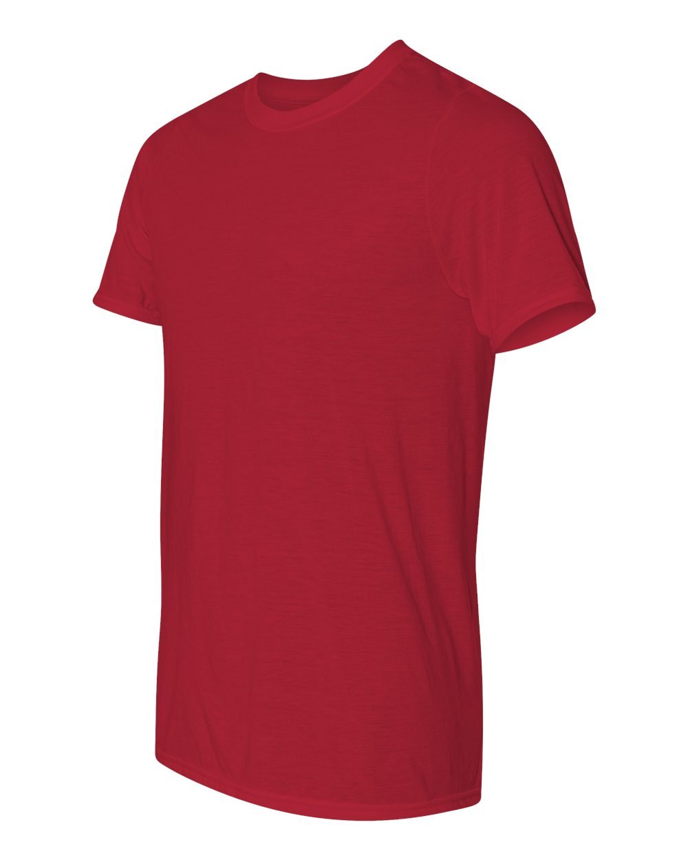 GILDAN T-shirt da uomo in jersey traspirante con colletto da 3/4"