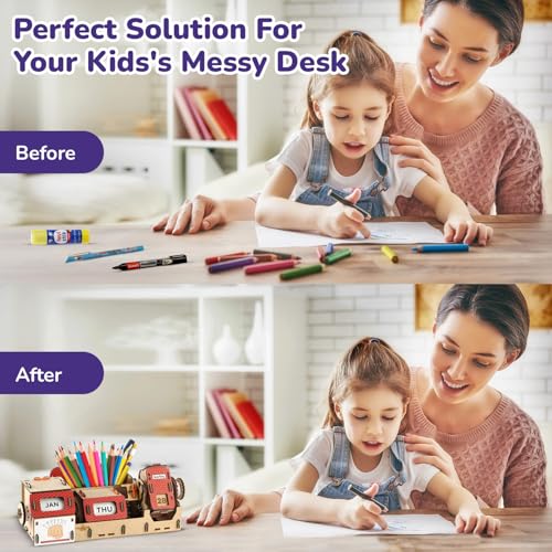 Smartivity DIY Infinity Calendar & Stationary Organizer for Kids Age 8-9-10-11-12-13-14 Years | Birthday Gift for Girls & Boys | Science Toys for Kids 8-14 YearsI STEM Toy