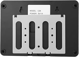 Clock, T9 Input Method Biometric Attendance Recorder Fingerprint Time Clock Clock Time Recorder Fingerprint Recognition for Door(C26 British Standard, 110-240V)