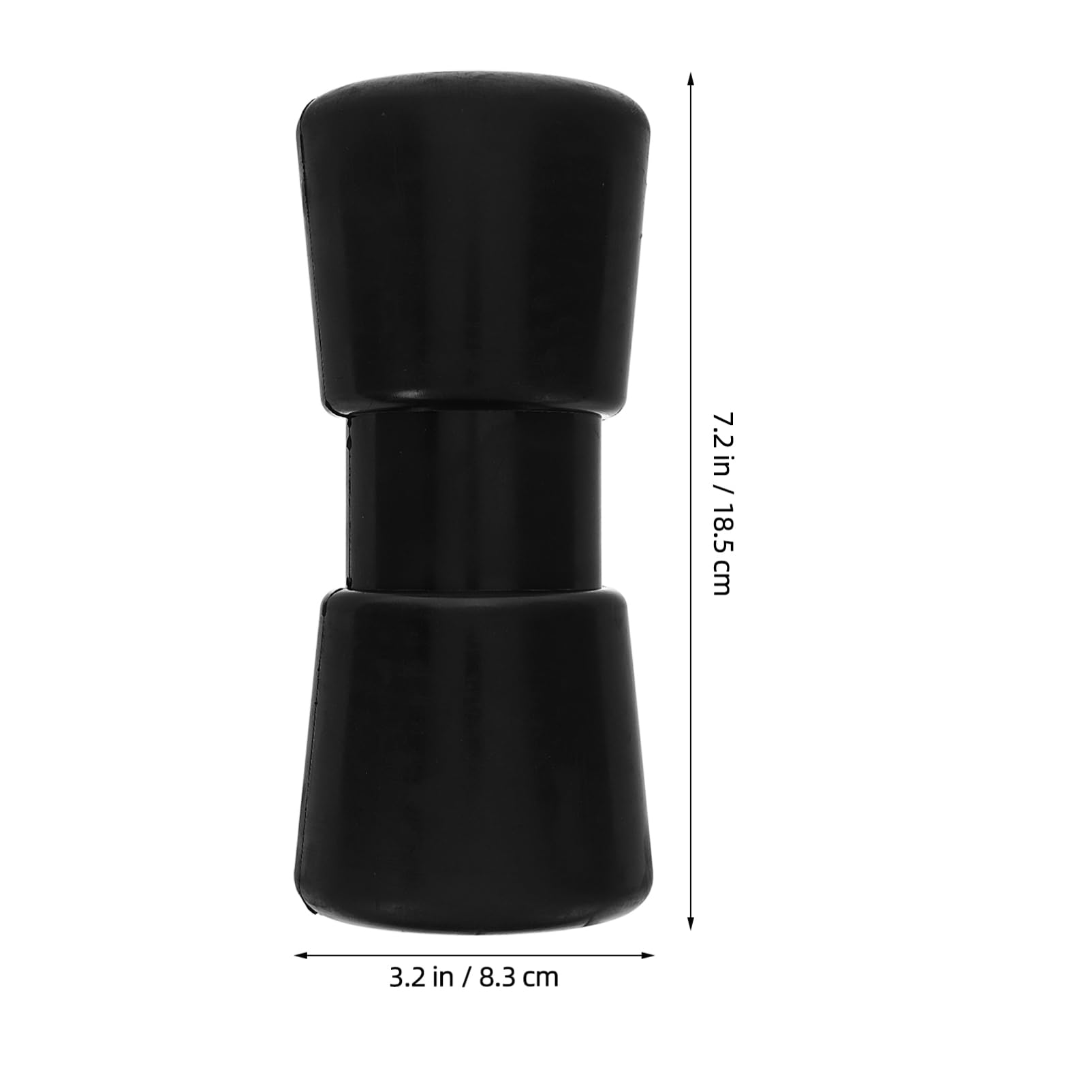 Garneck Bottom Guide Wheel Boat Parts Boat Trailer Roller Bracket Boat Keel Roller Rear Trailer Rollers Boat Rollers for Rollers Kayak Roller Boat Trailer Wheel Black Pp