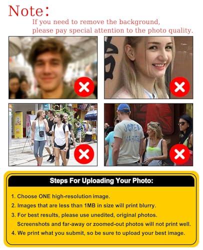 Custom Clear Backpack Personalized Transparent Backpacks with Photo Name Logo Text Customized Adjustable See Through Bag for Casual Travel Camping-16 in4